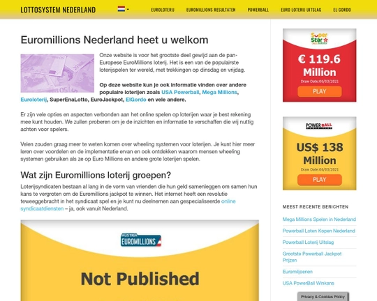 Euromillions Nederland Logo