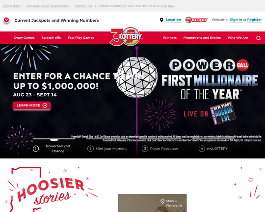 Hoosier Lottery Logo